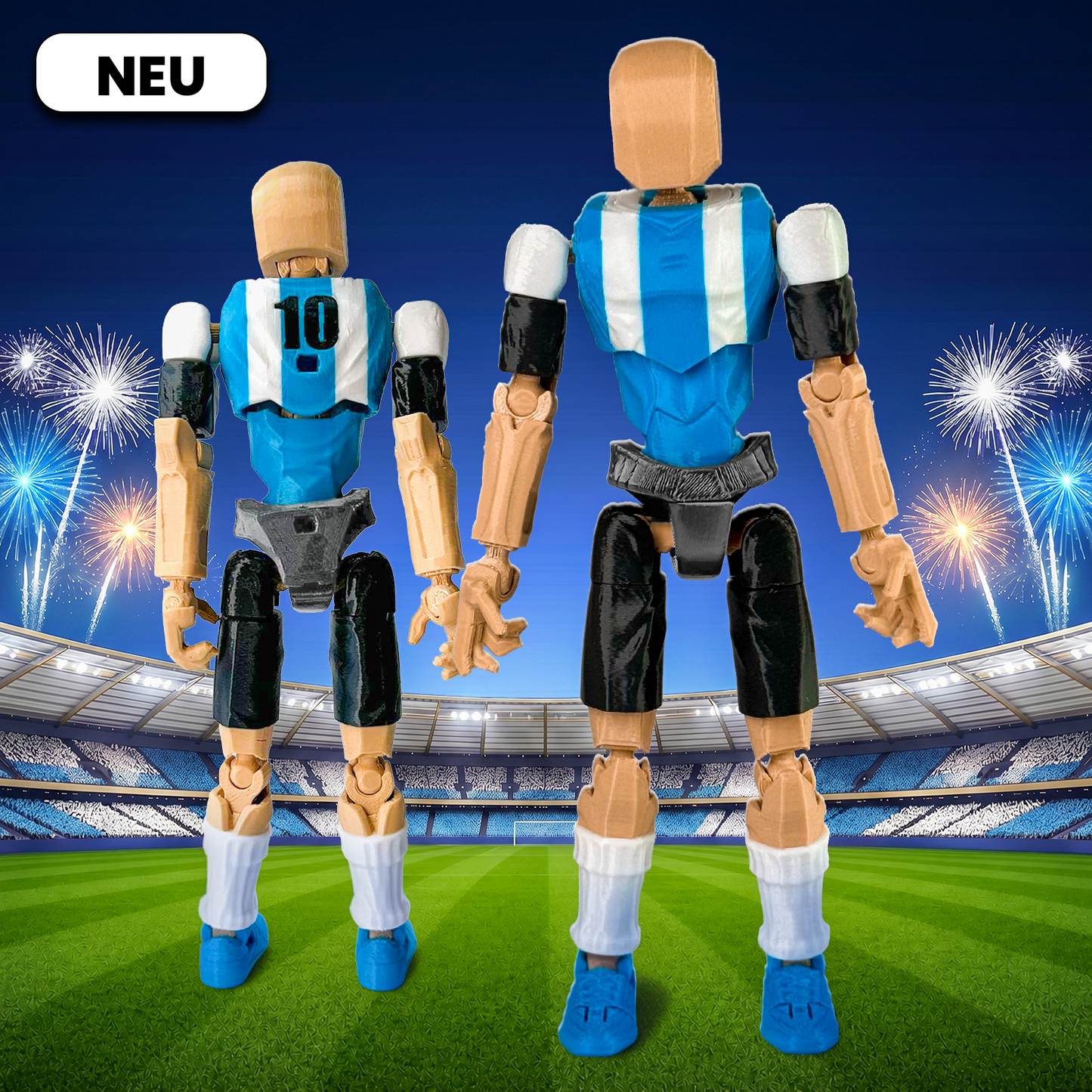 Set mit 3 Fußballern