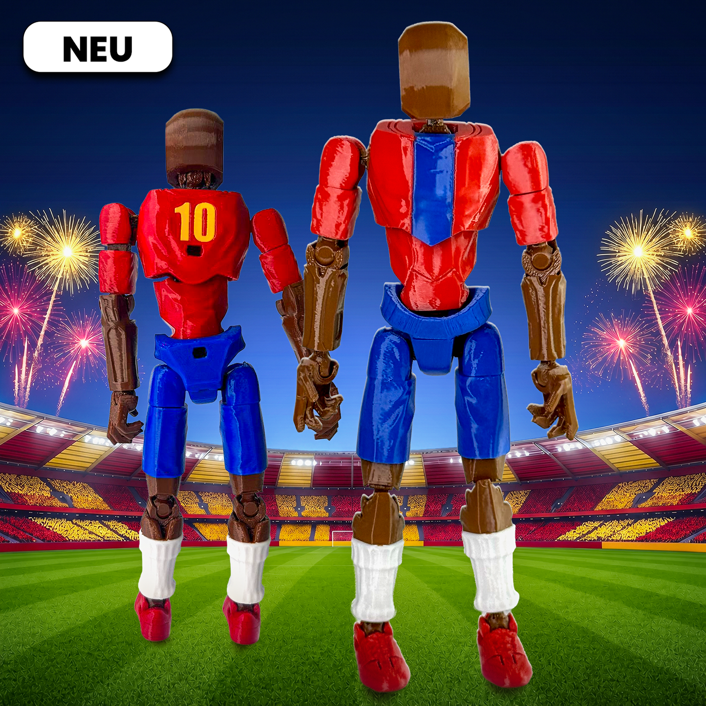 Set mit 3 Fußballern