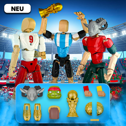 Set mit 3 Fußballern