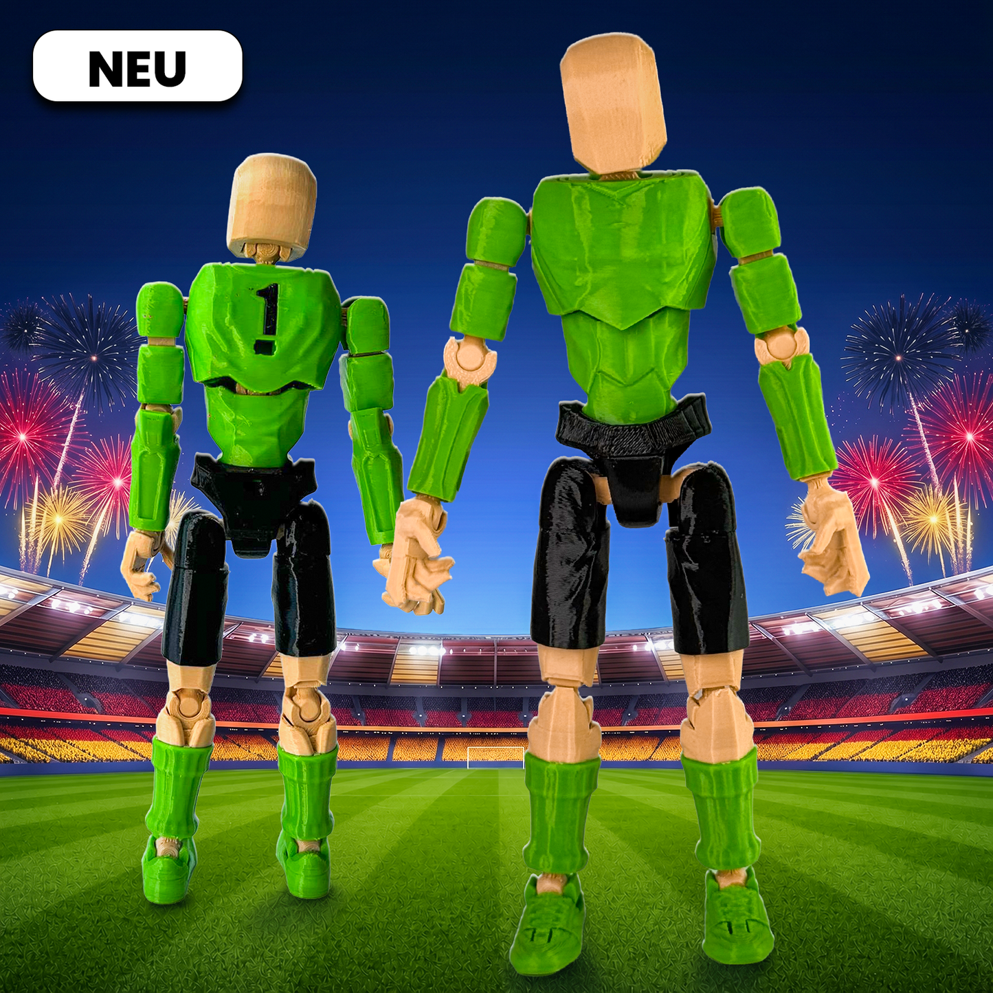 Set mit 3 Fußballern