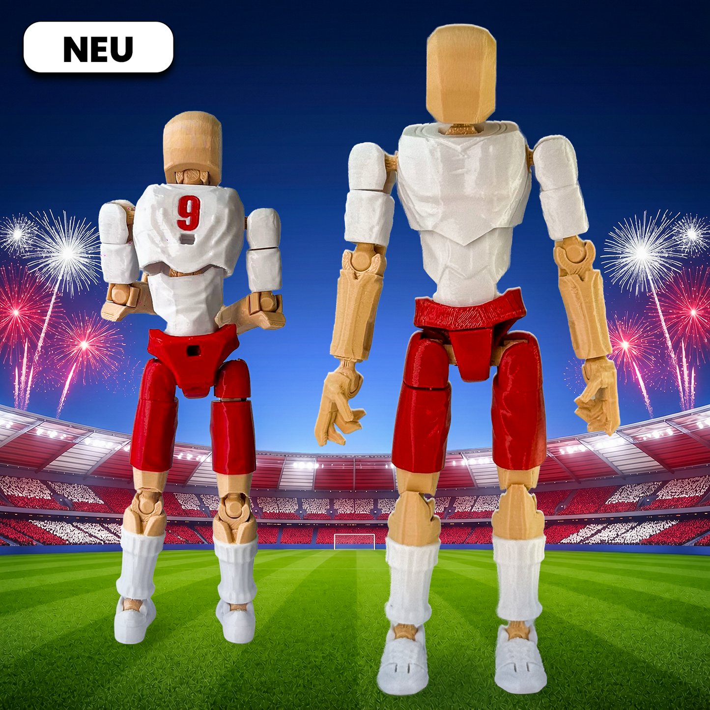 Set mit 3 Fußballern